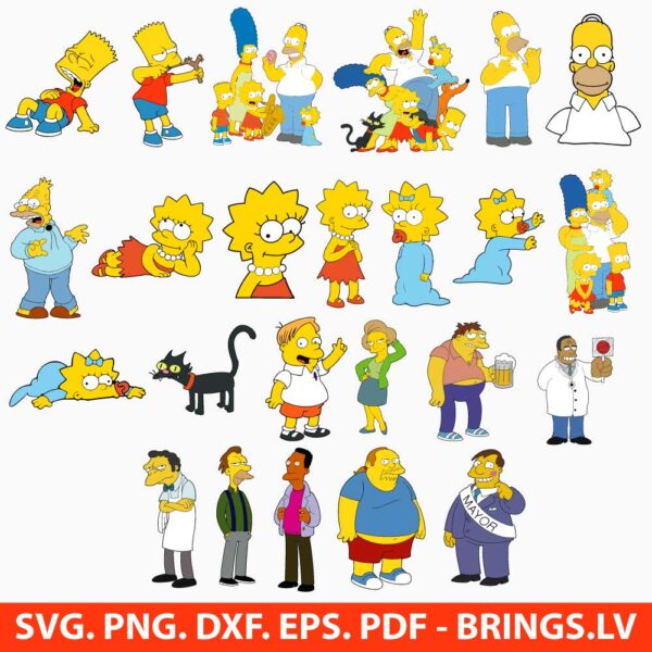 Simpsons SVG Bundle
