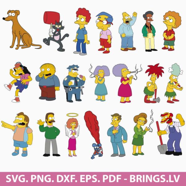 Simpsons SVG Vector