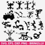 Wile E Coyte Svg, Road Runner Svg, Coyote Wild Svg, Coyote Splat SVG, PNG, EPS, DXF, Digital Download, Cut Files for Cricut, Silhouette