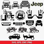 JEEP SVG, Jeep SVG Bundle, Wrangler SVG, Jeep logo SVG, off-road SVG, 4x4 SVG, Jeep decal file, Cricut Jeep cut file