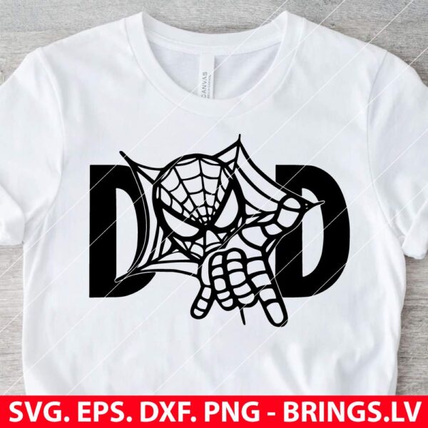 Dad Spiderman SVG