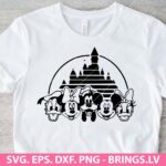 Mickey and Friends SVG, Mickey Family Trip Svg, Minnie SVG, Daisy SVG, Donald SVG, Goofy SVG, PNG, DXF, EPS, Cut Files for Cricut, Silhouette