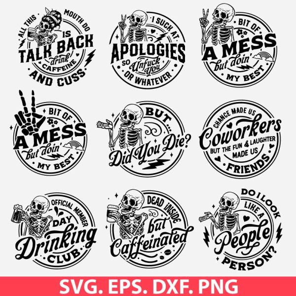 Skeleton SVG Bundle