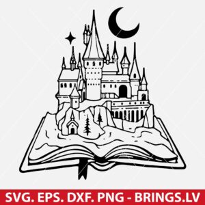 Harry Potter Wizard Book SVG