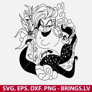 Ursula Little Mermaid SVG