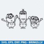 Minions Svg, Minions Clipart, Minions Party, Minions Vector, PNG DXF EPS Cut Files, Cricut, Silhouette - Digital Download