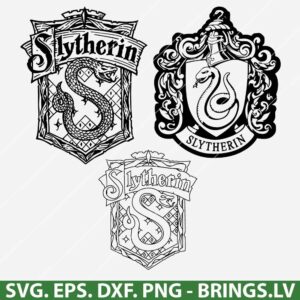 Slytherin Emblem SVG Bundle