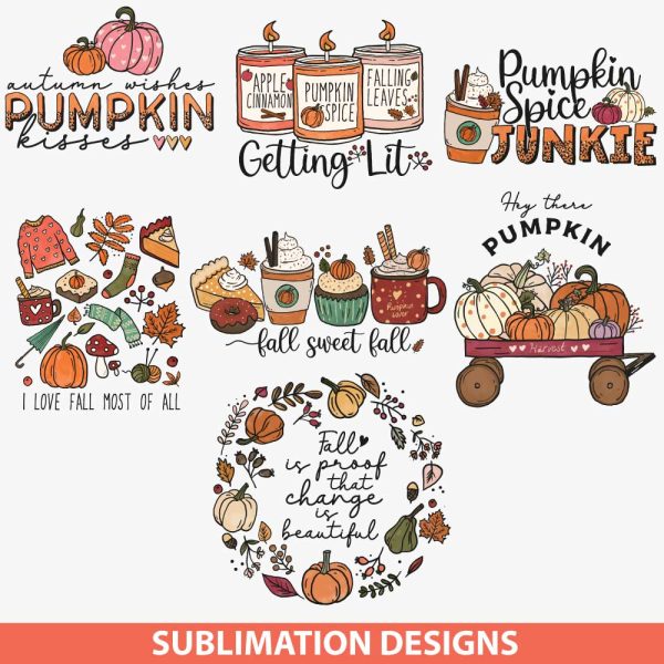 Fall Sublimation Designs