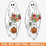 Ghost SVG, Ghost Face SVG, Spooky SVG, Scary Ghost SVG, Halloween Decor SVG, Vinyl Cutting File for Cricut and Silhouette