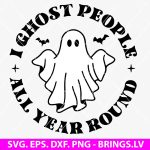 Ghost SVG, Halloween SVG, Spooky SVG, Vector ghost, digital design, Halloween decor, Ghost clipart, Halloween Crafts, SVG for Cricut