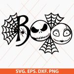 Jack and Sally SVG, Nightmare Before Christmas SVG, Halloween couple SVG, Romantic cut file, Cricut Jack and Sally design, Boo SVG