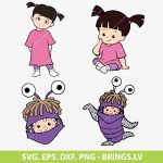 Monsters Inc Boo SVG, Boo SVG, Cute Boo SVG, Monsters Inc Clipart, PNG, DXF, EPS, Cut Files for Cricut and Silhouette, Instant Download