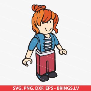 Roblox girl SVG