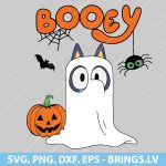 Booey SVG, Bluey Halloween SVG, Booey Halloween design, spooky Bluey SVG, Halloween Bluey, Bluey trick-or-treat, Booey cut file, PNG