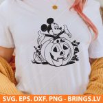 Mickey Mouse pumpkin SVG, Mickey Halloween SVG, Mickey pumpkin SVG, Mickey trick-or-treat SVG, Mickey fall decor SVG, PNG, DXF, EPS