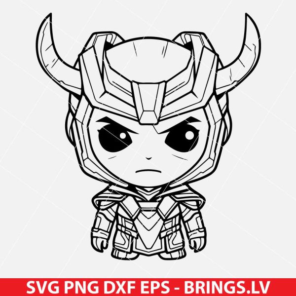 Chibi Loki SVG