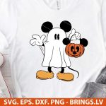 Mickey Ghost SVG, Halloween Mickey SVG, Spooky Mickey SVG, Cricut Mickey SVG, Silhouette Halloween SVG, Mickey Cut Files, PNG, DXF, EPS