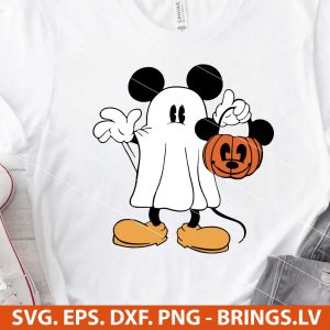 Mickey Ghost SVG