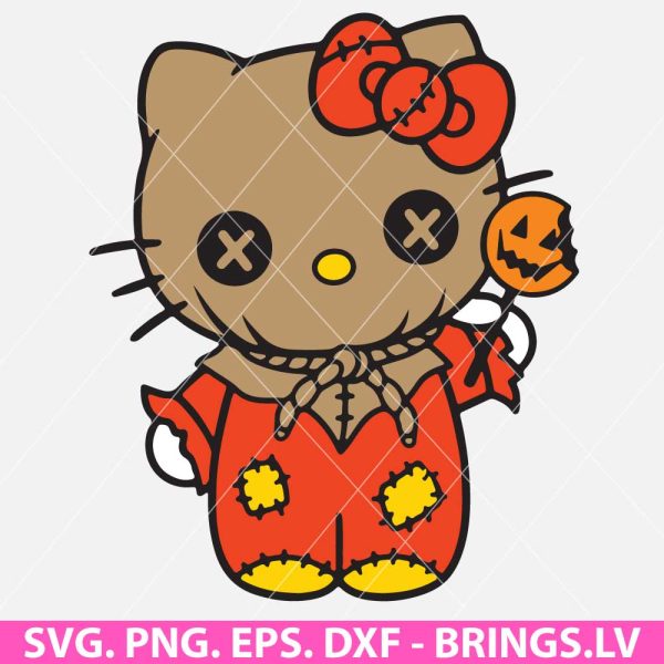 Halloween Kitty Svg