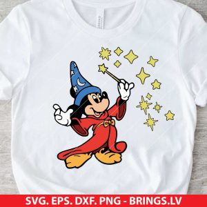 Mickey Mouse Wizard SVG