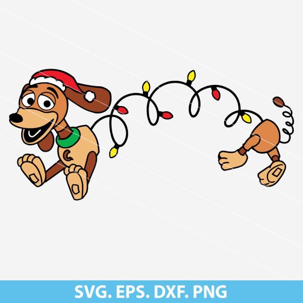 Christmas Toy Story Slinky Dog SVG