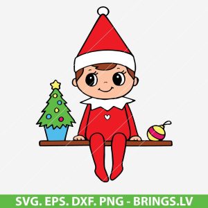 Elf on the Shelf SVG