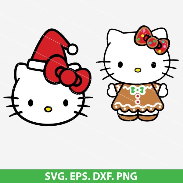 Hello Kitty Christmas SVG Bundle