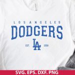 LA Dodgers SVG, Dodgers baseball SVG, Los Angeles Dodgers logo, MLB team SVG, Dodgers fan gear, Cricut Dodgers SVG, game day SVG