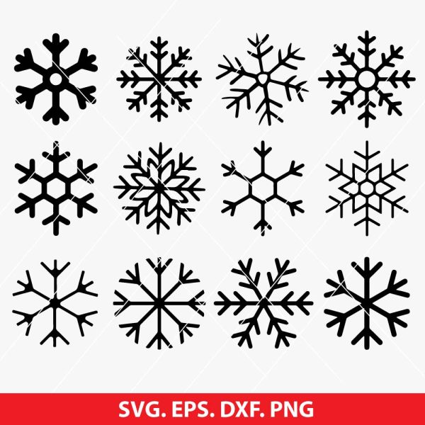 Snowflake SVG Bundle