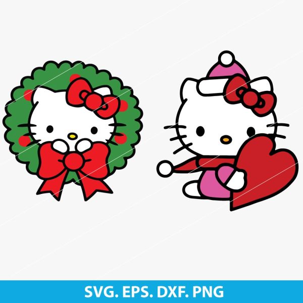 Hello Kitty Christmas SVG