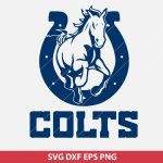 Indianapolis football SVG, horseshoe SVG, football SVG design, team spirit SVG, game day SVG, Colts-inspired SVG, sports SVG for Cricut