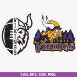 Minnesota Vikings SVG, football svg, NFL team logo SVG, Cricut, Silhouette, DIY crafts, Vikings fan gear, digital download, png, dxf, eps