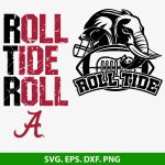 Alabama Crimson Tide SVG, Roll Tide SVG, Alabama football SVG, college football SVG design, Alabama SVG for Cricut, NCAA team SVG file