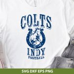 Indianapolis Colts SVG, distressed football SVG, vintage football design, Colts-inspired SVG, football craft file, distressed Colts SVG, game day SVG, rustic football SVG, sport SVG