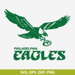 Philadelphia Eagles classic logo SVG, Philadelphia Eagles retro logo SVG, Vintage Eagles SVG design, NFL Eagles classic SVG