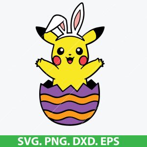 Pikachu Easter Egg SVG