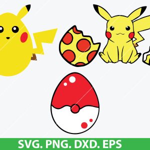 Pikachu Easter SVG Bundle