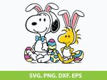 Snoopy Easter SVG, Snoopy SVG, Easter Snoopy design, Cricut Snoopy, Silhouette Snoopy, Snoopy PNG, Easter crafts, digital download