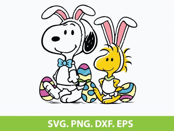 Snoopy Easter SVG