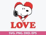 Snoopy Love SVG, Snoopy and Woodstock SVG, Peanuts SVG, Valentine's Day SVG, Snoopy Heart SVG, Cricut SVG, Silhouette SVG, DIY Craft SVG