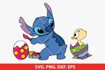 Stitch Easter SVG, Lilo & Stitch Easter design, Happy Easter Easter SVG, Easter SVG, Easter SVG for Cricut, Easter SVG for Silhouette