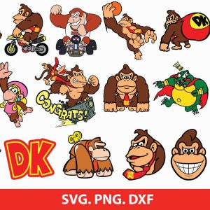 Donkey Kong SVG Bundle