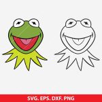 Kermit SVG, Kermit the Frog SVG, Muppets SVG, Kermit SVG file, frog SVG, Cricut SVG, Silhouette SVG, Kermit the Frog design