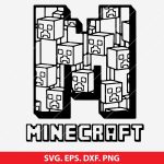 Minecraft SVG, Minecraft cut files, Minecraft characters SVG, Creeper SVG, Printable Minecraft designs, Diamond sword SVG