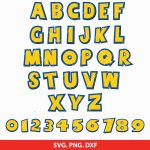 Toy Story Font SVG, Toy Story Alphabet SVG, Toy Story Letters SVG, Disney Pixar Font SVG, Cricut Font SVG, Silhouette Font SVG, Toy Story Crafts, Toy Story Quotes SVG