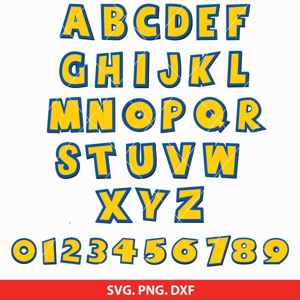 Toy Story Font SVG