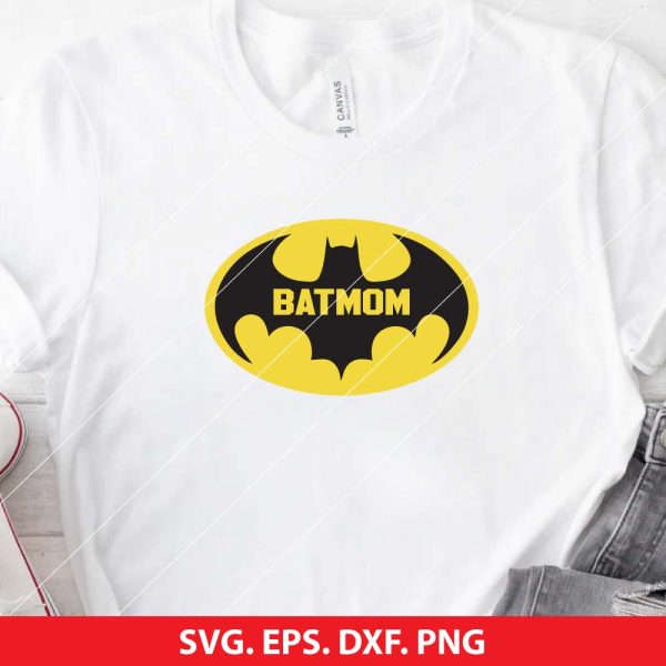 Batman Bat Mom SVG