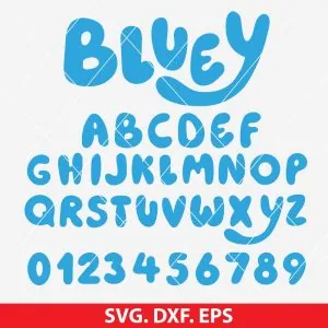 Bluey Font SVG
