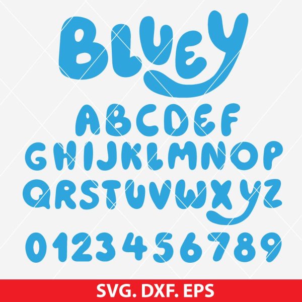 Bluey Font SVG