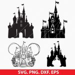Disney Castle SVG, Cricut Disney Castle, Silhouette Disney SVG, Magic Kingdom SVG, Disneyland Castle Cut File, Disney Princess Castle